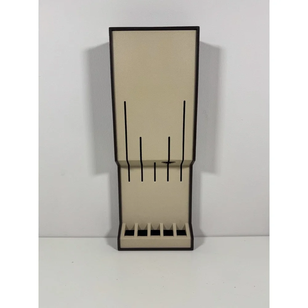 Cutco #1742 Plastic Hanging Or Drawer 5-Slot Knife & Fork Storage Organizer Tray